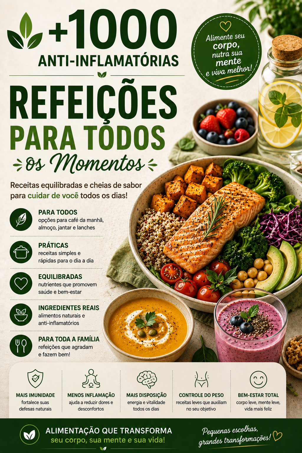 Volume 02: 200 Comidas Anti-inflamatórias