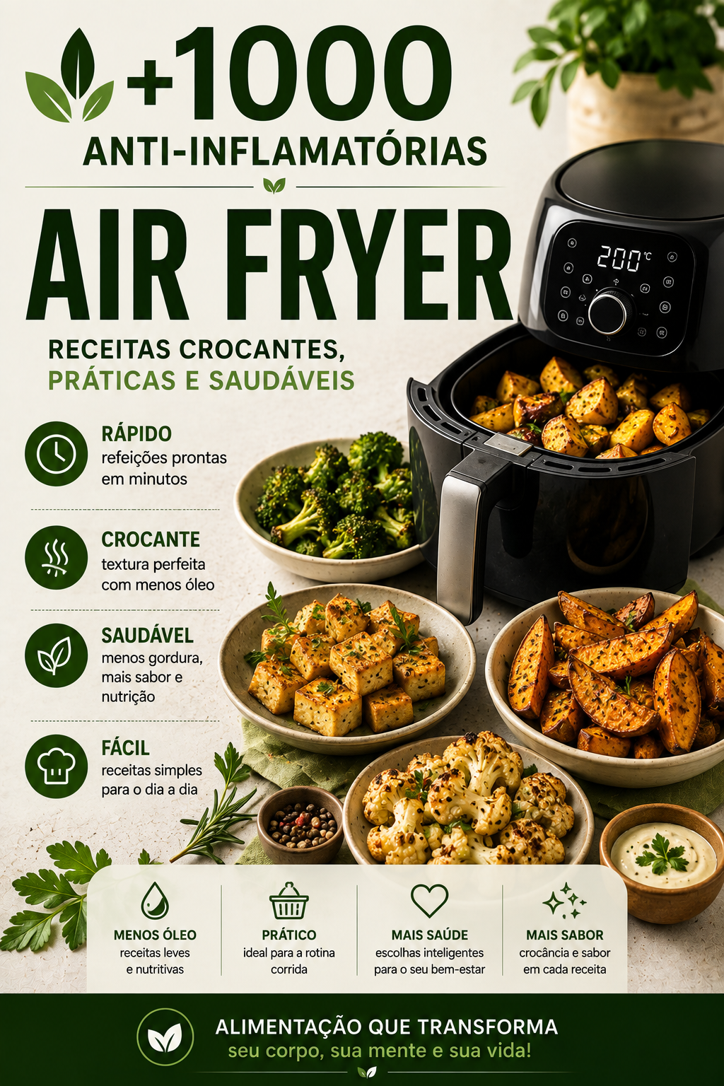 Volume 08: 🍗 30 Receitas para Air Fryer