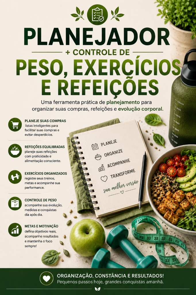 Volume 13: Planejador de Rotina + Controle de Peso